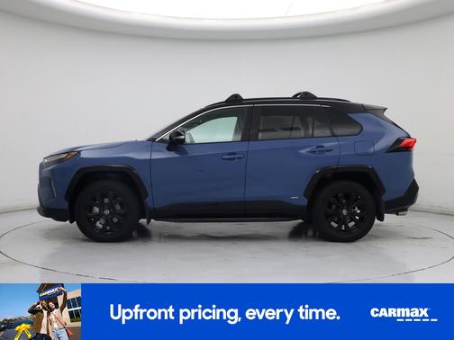 Blue 2023 Toyota RAV4 Hybrid XSE