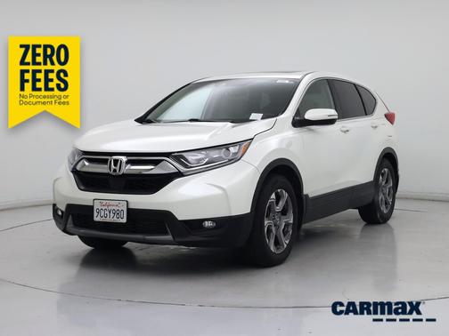 White 2017 Honda CR-V EX-L