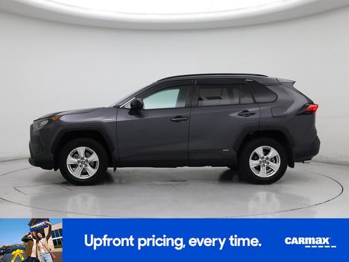 Gray 2021 Toyota RAV4 Hybrid LE