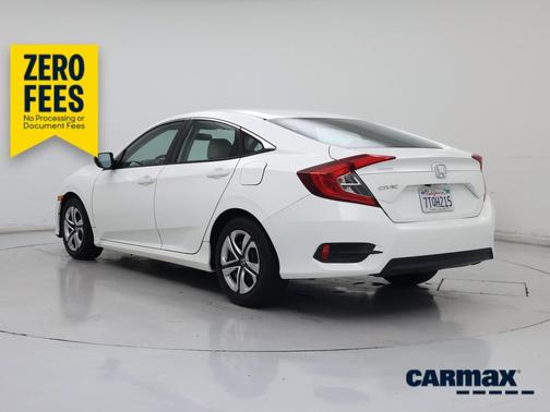 White 2016 Honda Civic LX