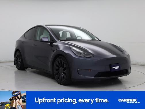 Gray 2021 Tesla Model Y Performance