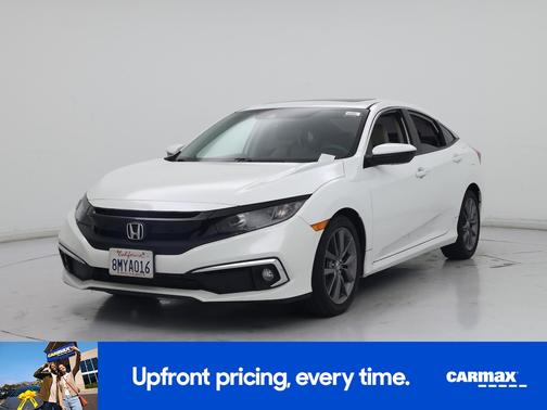 White 2019 Honda Civic EX