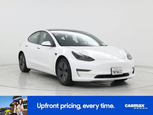 White 2021 Tesla Model 3 Standard Range Plus