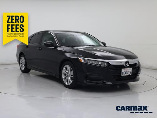 Black 2019 Honda Accord LX