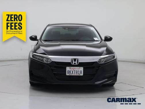 Black 2019 Honda Accord LX