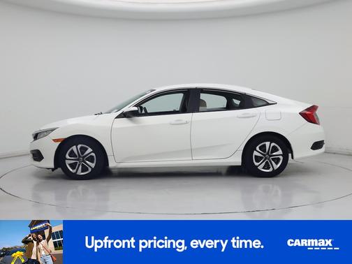 White 2016 Honda Civic LX