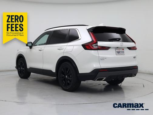 White 2025 Honda CR-V Hybrid Sport Touring