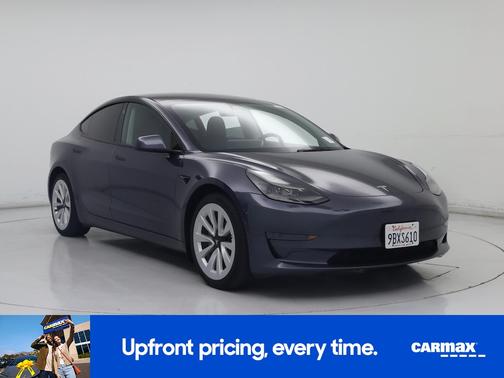 Gray 2022 Tesla Model 3