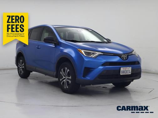 Blue 2018 Toyota RAV4 LE
