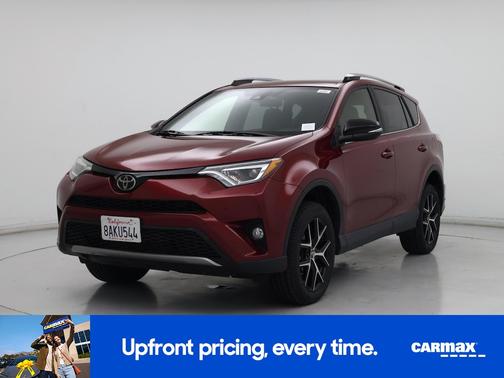 Red 2018 Toyota RAV4 SE