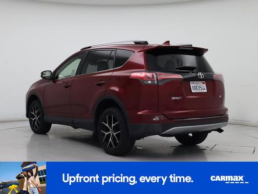 Red 2018 Toyota RAV4 SE