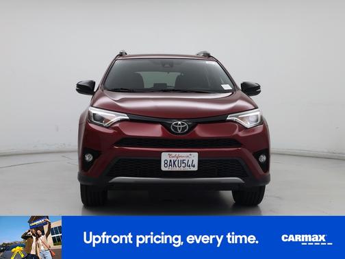 Red 2018 Toyota RAV4 SE