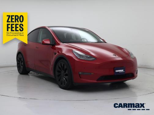 Red 2023 Tesla Model Y Performance