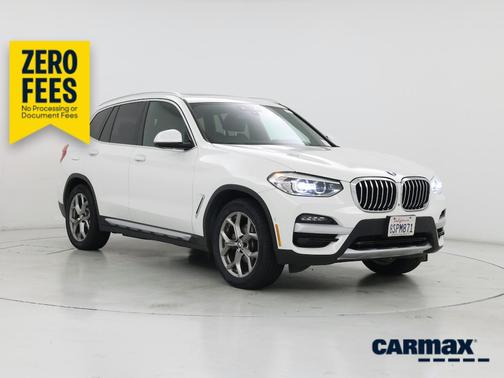 White 2020 BMW X3 sDrive30i