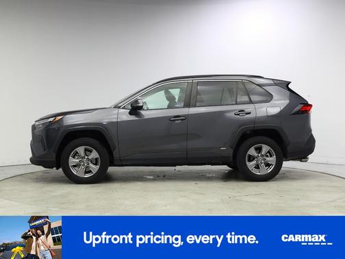 Gray 2022 Toyota RAV4 Hybrid XLE