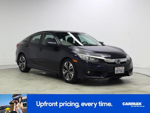 Blue 2017 Honda Civic EX-T