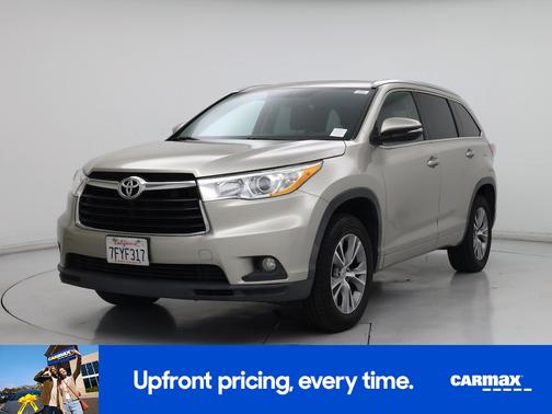 Gold 2014 Toyota Highlander XLE