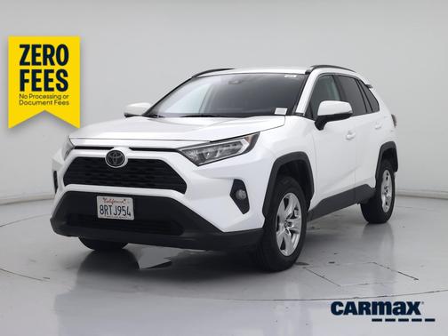 White 2020 Toyota RAV4 XLE