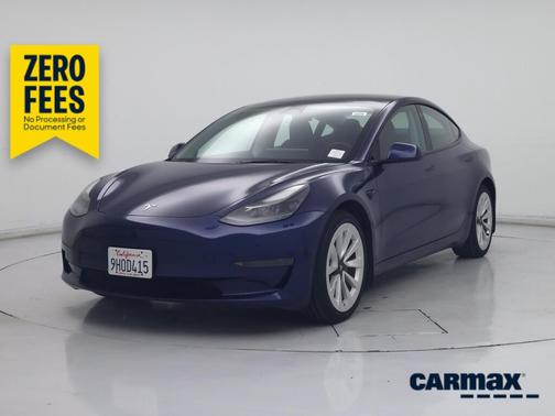 Blue 2023 Tesla Model 3