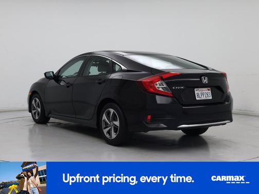 Black 2019 Honda Civic LX