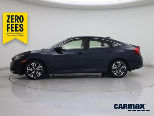 Black 2018 Honda Civic EX-T