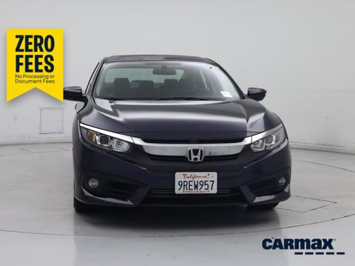 Black 2018 Honda Civic EX-T