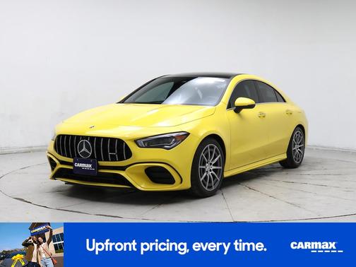 Yellow 2021 Mercedes-Benz AMG CLA 45