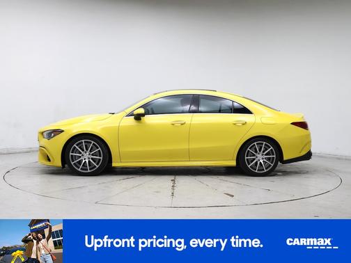 Yellow 2021 Mercedes-Benz AMG CLA 45