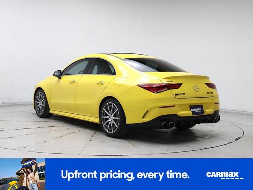 Yellow 2021 Mercedes-Benz AMG CLA 45