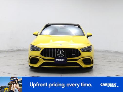 Yellow 2021 Mercedes-Benz AMG CLA 45