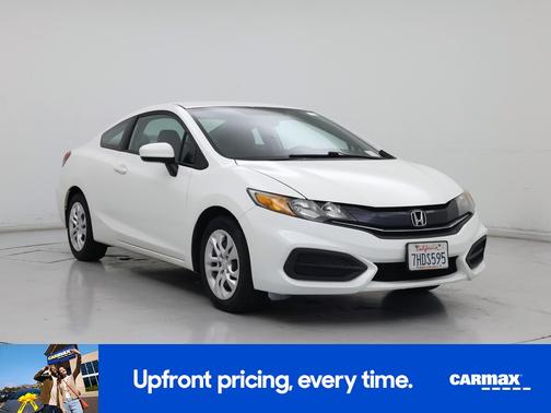 White 2014 Honda Civic LX