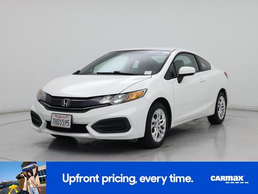White 2014 Honda Civic LX