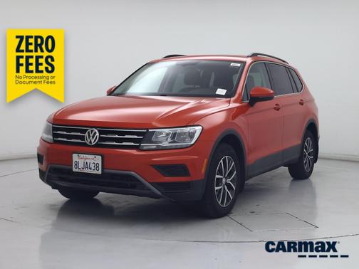 Orange 2019 Volkswagen Tiguan SE