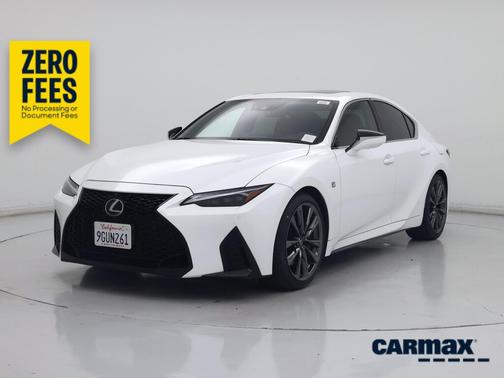 White 2023 Lexus IS 350 F-Sport