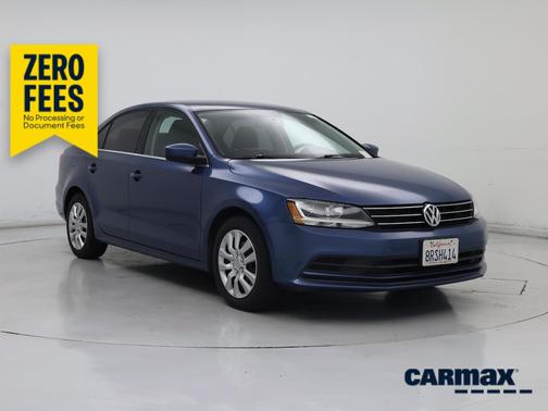 Blue 2017 Volkswagen Jetta S