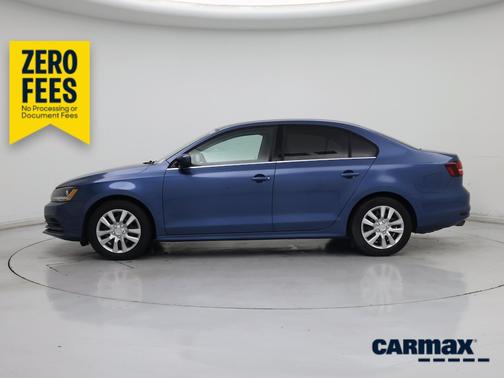 Blue 2017 Volkswagen Jetta S