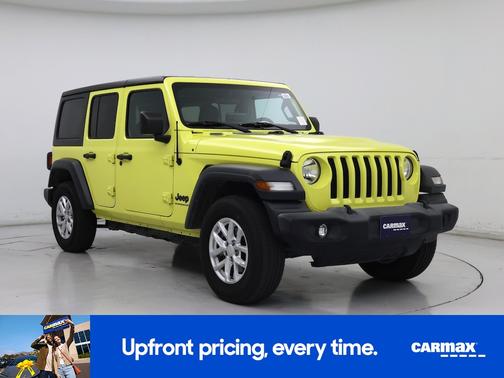 Yellow 2023 Jeep Wrangler Unlimited Sport S
