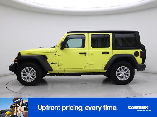Yellow 2023 Jeep Wrangler Unlimited Sport S