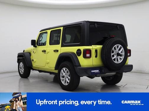 Yellow 2023 Jeep Wrangler Unlimited Sport S