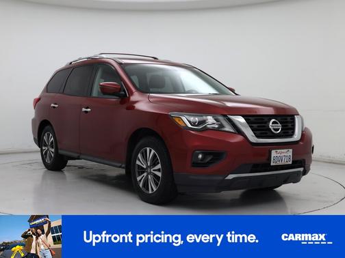 Burgundy 2017 Nissan Pathfinder SV