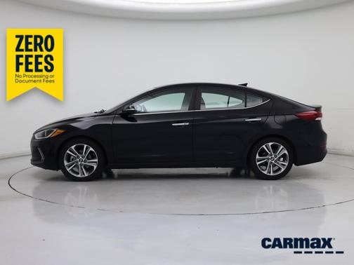 Black 2017 Hyundai ELANTRA Limited