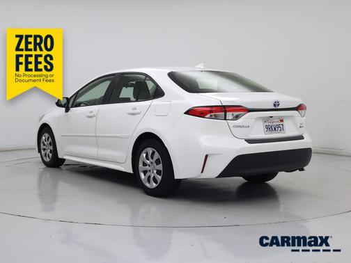 White 2025 Toyota Corolla Hybrid LE