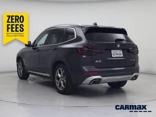 Black 2022 BMW X3 XDrive30i