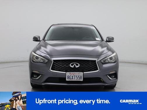 Gray 2019 INFINITI Q50 Luxe