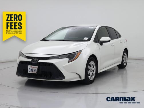 White 2020 Toyota Corolla LE
