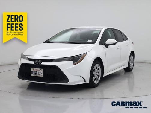 White 2021 Toyota Corolla LE
