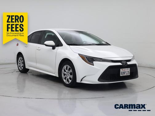 White 2021 Toyota Corolla LE