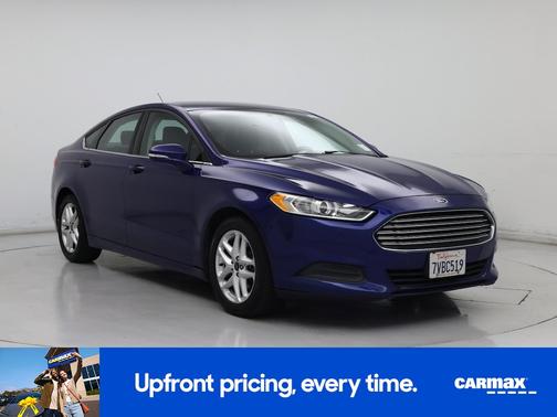 Blue 2016 Ford Fusion SE