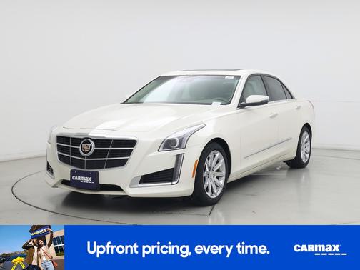 White 2014 Cadillac CTS Luxury