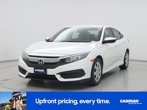 White 2018 Honda Civic LX